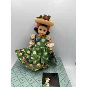 Madame Alexander Brazil Doll #773 8” in Box with Tag Fruit Hat 1960s VHTF